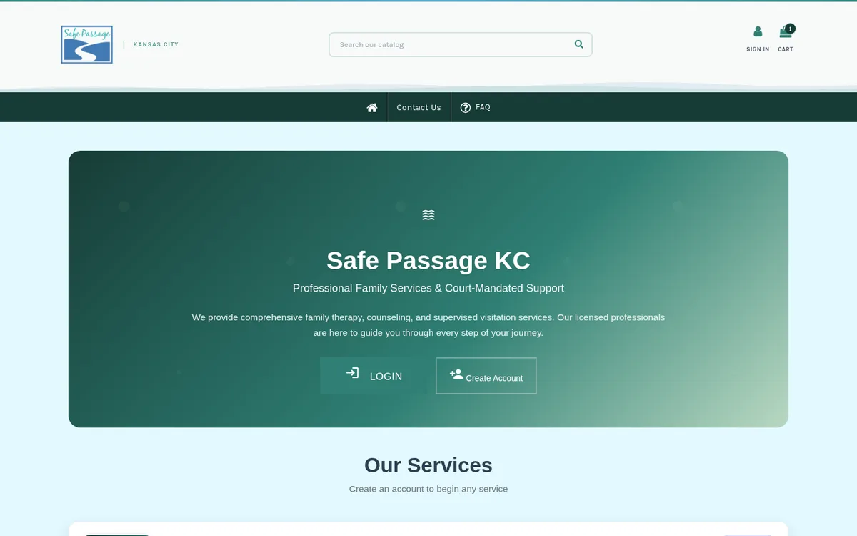 The SafePassage KC services site