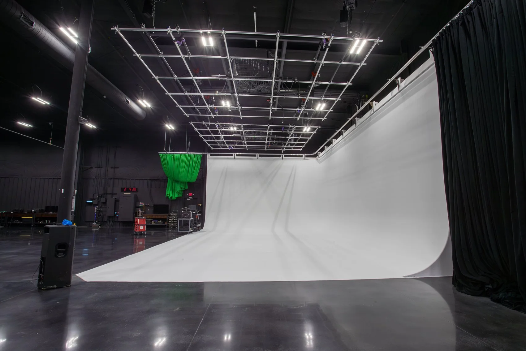 The Soundstage at Strangeland — production floor and cyc wall